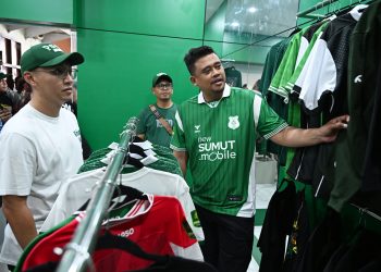 Gubernur Sumut ajak penggemar PSMS untuk beli merchandise di toko official PSMS Medan