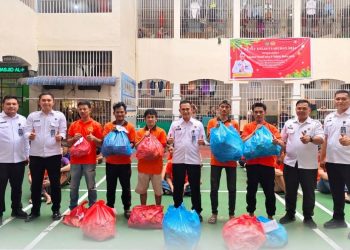 Rutan Kelas I Labuhan Deli bagikan alat mandi kepada Warga Binaan Pemasyarakatan