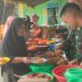 Satgas Bekangdam I/BB layani kegiatan dapur umum bantu warga terdampak bencana di Desa Tolang Julu Tapsel
