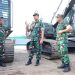 Pangdam I/BB kembali tinjau kedatangan bantuan ekskavator dari Kasad di Pelabuhan Belawan