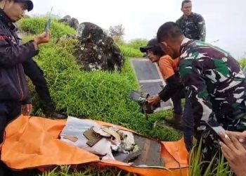 Tim SAR gabungan temukan lokasi jatuhnya pesawat ATR 42-500 di Gunung Bulusarung Kabupaten Pangkep
