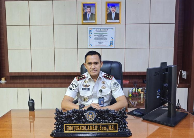 Kepala Rumah Tahanan Negara Kelas I Labuhan Deli, Eddy Junaidi.(Satunusantara.news/HO-Rutan Labuhan Deli).