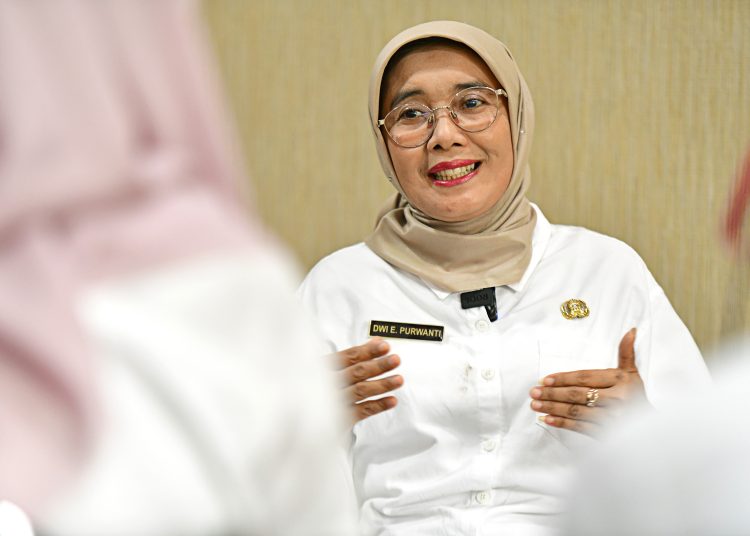 Kepala Dinas Pemberdayaan Perempuan, Perlindungan Anak dan Keluarga Berencana (P3AKB) Sumatera Utara, Dwi Endah Purwanti.(Satunusantara news/HO-Disko minfo Sumut).