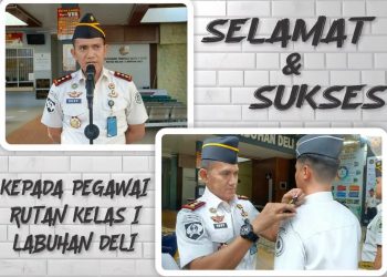 Kepala Rutan Labuhan Deli ucapkan selamat kepada pegawai yang lulus penyesuaian ijazah