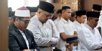 Gubernur Sumut Shalat Idulfitri 1447 H bersama ribuan masyarakat di Kabupaten Sergai