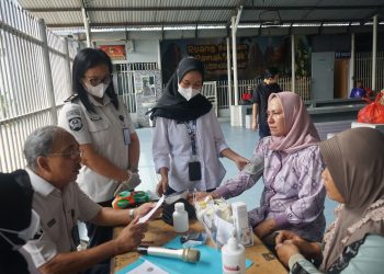 Lapas Kelas I Medan gelar pemeriksaan kesehatan gratis bagi keluarga WBP