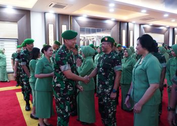 Pangdam I/BB pimpin laporan Korps Kenaikan Pangkat Pamen