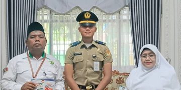 M.Irfan Hafidz pelajar MAN Asahan dengan perjuangan keras berhasil masuk IPDN di Jatinangor