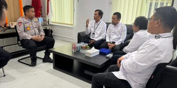 PLN UP3 Pematangsiantar laksanakan koordinasi strategis keamanan bersama Batalyon B Brimob Sumut