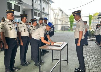 Lapas Kelas I Medan gelar Apel Deklarasi Komitmen Bersama ciptakan situasi bersih peredaran narkoba dan telepon genggam