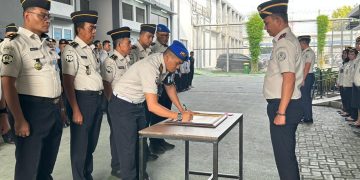 Lapas Kelas I Medan gelar Apel Deklarasi Komitmen Bersama ciptakan situasi bersih peredaran narkoba dan telepon genggam