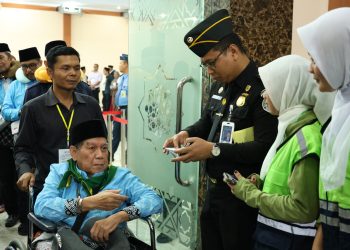 Kanwil Ditjen Imigrasi Sumut sukses kawal jemaah haji Kloter I Embarkasi Medan