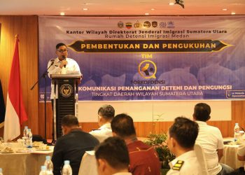 Kakanwil Ditjen Imigrasi Sumut kukuhkan Forum Komunikasi Penanganan Deteni dan Pengungsi
