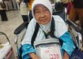 Mahanum Khair seorang penjahit baju asal Langkat tunaikan ibadah haji ke Mekkah