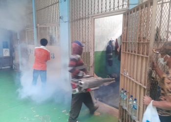 Lapas Kelas I Medan laksanakan kegiatan foging cegah Demam Berdarah Dengue