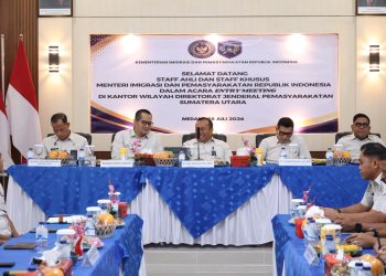 Kakanwil Ditjen Imigrasi Sumut ikuti Entry Meeting Pengambilan Data Evaluasi Pelayanan Publik