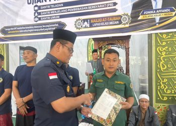 Lapas Kelas I Medan gelar ujian praktik Ibadah bagi Warga Binaan beragama Islam bagian pembinaan kepribadian
