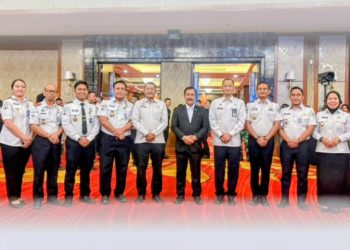 Kepala Rutan Labuhan Deli hadiri penyerahan Sertifikat Desa Binaan Keimigrasian dan Peresmian Immigration Lounge