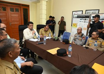 Gubernur Sumut pastikan kebutuhan warga yang terdampak erupsi Gunung Sinabung terpenuhi