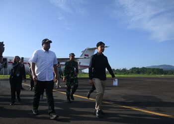Gubernur Sumut dampingi Wapres Gibran tinjau hunian tetap dan infrastruktur di Tapteng