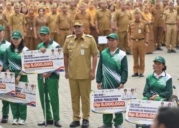 Gubernur Sumut berikan tali asih 13 purna olahragawan pada Haornas ke-43