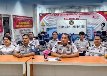 Rutan Kelas I Labuhan Deli ikuti Entry Meeting Pemantauan Tindak Lanjut Hasil Pengawasan Itjen dan Pemeriksaan BPK
