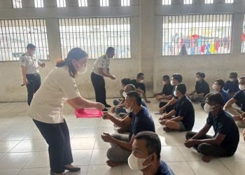 Lapas Kelas I Medan gelar penyuluhan ISPA dan sosialisasi pemindahan Faskes BPJS
