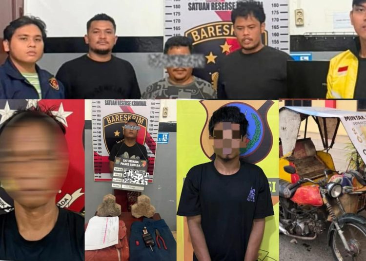 Polda Sumut bersama Polres jajaran berhasil mengungkap 28 kasus pencurian dengan Curat dan mengamankan 29 tersangka.(Satunusantara news/HO-Humas Polda Sumut).