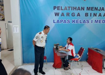 Kakanwil Ditjenpas Sumut perkuat peningkatan kualitas pelayanan dan disiplin di Lapas Kelas I Medan