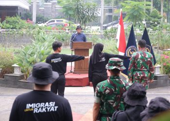120 PNS Kanwil Ditjen Imigrasi Sumut gelar kegiatan kesamaptaan di Deliserdang