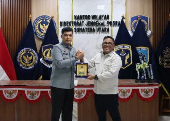 Kakanwil Ditjen Imigrasi Sumut terima kunjungan Kakanwil Hukum perkuat kerja sama dan kolaborasi